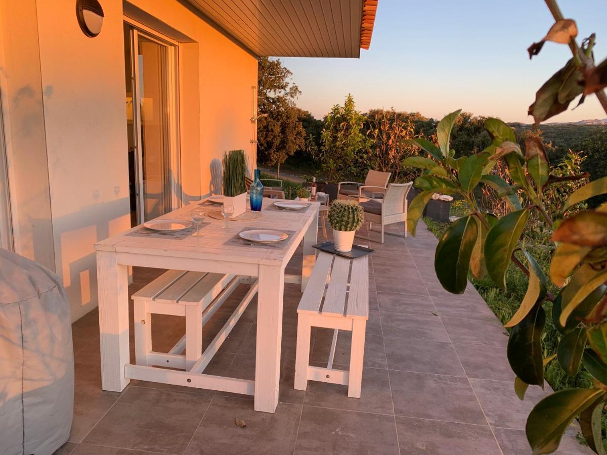 Maison tout confort 4étoiles , Clim, , piscine Bonifacio  Exterior foto