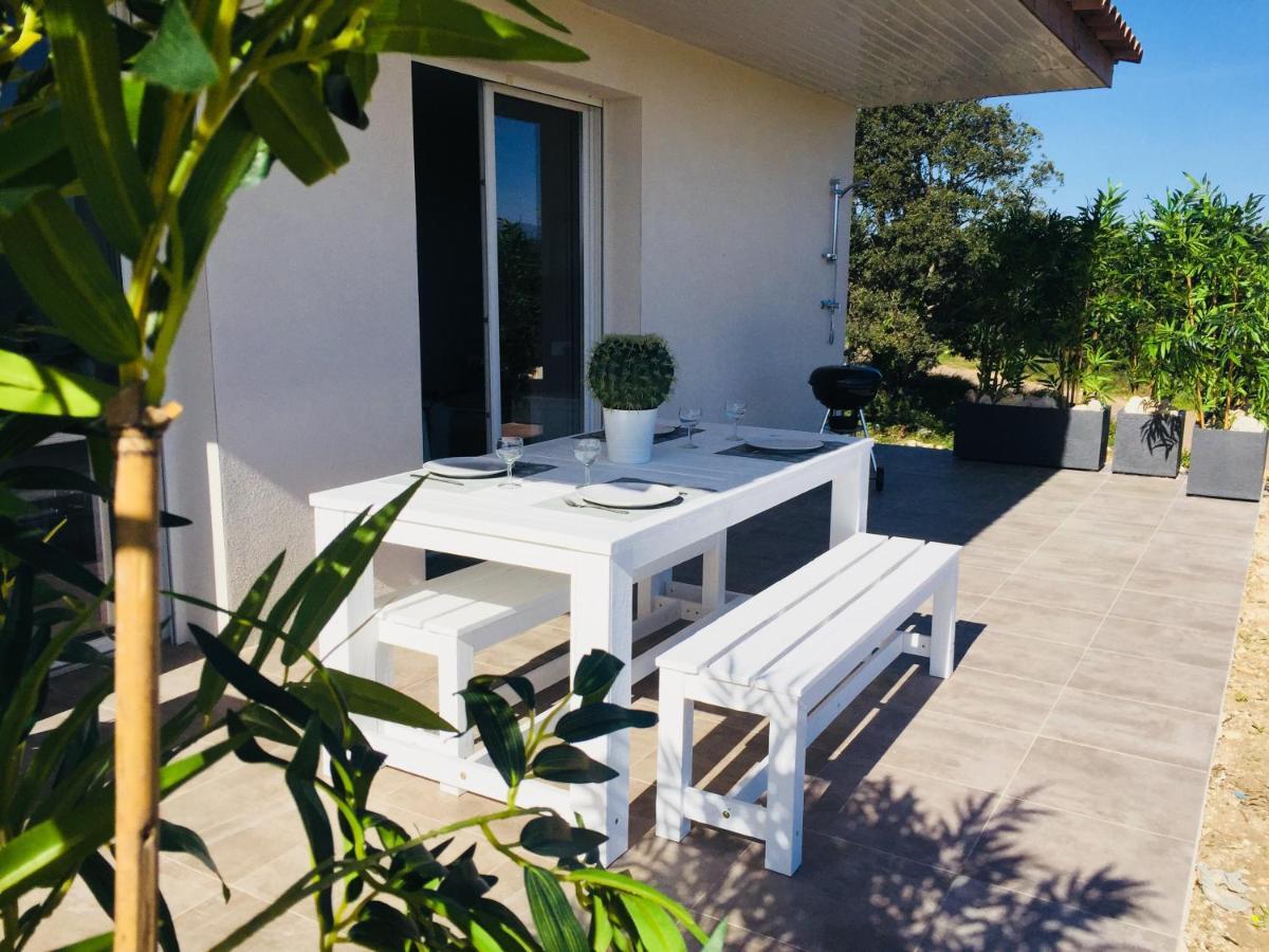 Maison tout confort 4étoiles , Clim, , piscine Bonifacio  Exterior foto